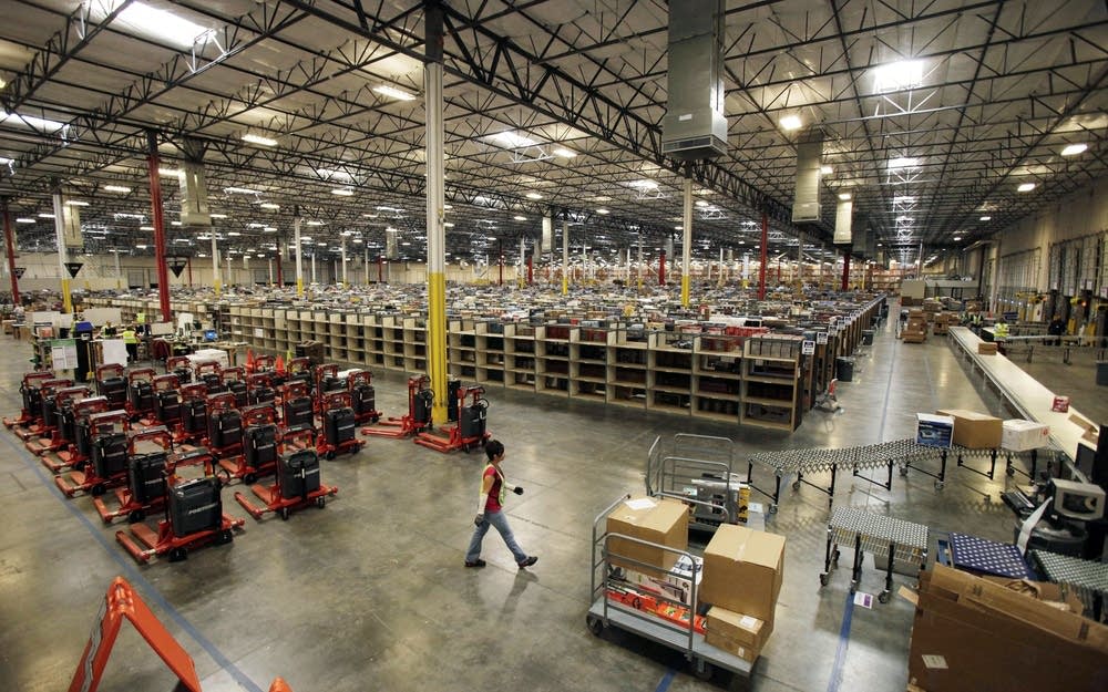 Amazon warehouse in New York